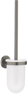GROHE ESSENTIALS WC kefa, nástenná, sklo, brúsený hard graphite