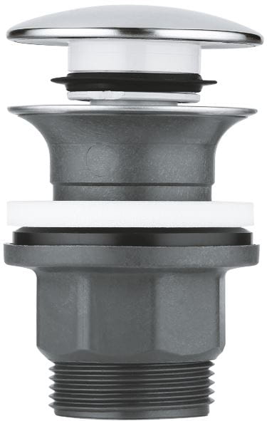 GROHE umývadlový výpust, click-clack, s prepadom, chróm