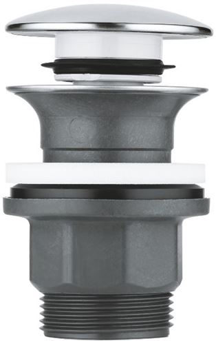 GROHE umývadlový výpust, click-clack, s prepadom, chróm 40824000 Obrázek - Hlavní obrázek