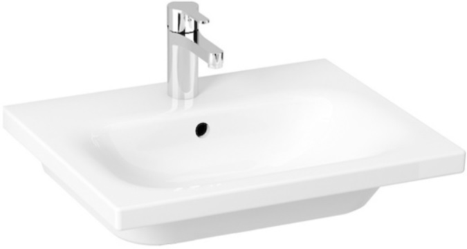 JIKA MIO-N umývadlo 80 cm, s otvorom pre batériu a prepadom H8127160001041 Obrázek - Hlavní obrázek