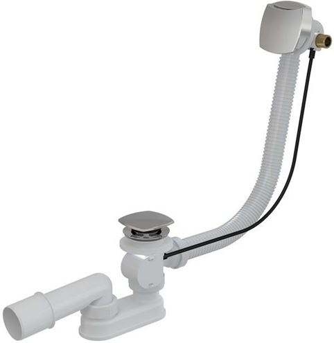 CONCEPT vaňový sifón 57 cm, s napúšťaním prepadom, bovden, chróm PT100564CRM2 Obrázek - Hlavní obrázek