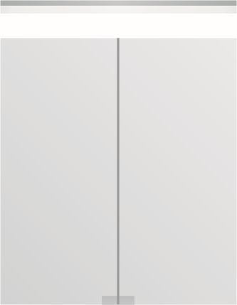 TIMERA GASPRA HSGV zrkadlová skrinka vstavaná 60x74,7x15 cm, osvetlenie, s vypínačom a el. zásuvkou, hliník, strieborná HSGV 0677 0600.301 Obrázek - Hlavní obrázek