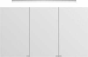 TIMERA GASPRA HSGV zrkadlová skrinka vstavaná 120x74,7x15 cm, osvetlenie, s vypínačom a el. zásuvkou, hliník, strieborná