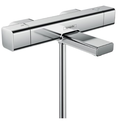 HANSGROHE ECOSTAT E vaňová nástenná termostatická batéria, s prepínačom, chróm 15774000 Obrázek - Hlavní obrázek