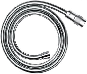 HANSGROHE ISIFLEX sprchová hadica 1600 mm, hladká, s ochranou proti prekrúteniu a zlomeniu, s reguláciou prietoku, plast, chróm