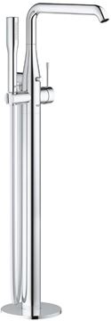 GROHE ESSENCE NEW vaňová batéria na podlahu, s prepínačom, so sprchovou súpravou, chróm