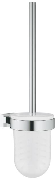GROHE ESSENTIALS CUBE WC kefa, nástenná, sklo, chróm