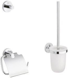 GROHE ESSENTIALS sada doplnkov pre WC a kúpeľňu, chróm