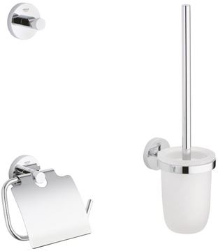 GROHE ESSENTIALS sada doplnkov pre WC a kúpeľňu, chróm