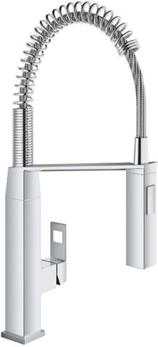 GROHE EUROCUBE drezová batéria, s flexi ramienkom a sprškou, chróm 31395000 Obrázek - Hlavní obrázek
