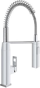 GROHE EUROCUBE drezová batéria, s flexi ramienkom a sprškou, chróm