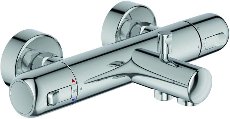 CONCEPT 100 vaňová nástenná termostatická batéria, s prepínačom, chróm A7283AA Obrázek - Hlavní obrázek