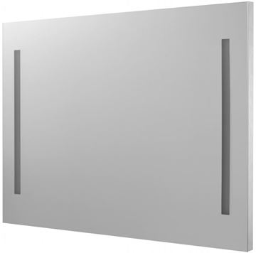 DŘEVOJAS STRIPE ZCO 100 zrkadlo 100x70 cm, s osvetlením, s reguláciou stmievania, so senzorom