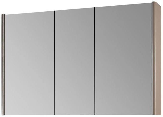 DŘEVOJAS ENZO GA3OE 120 zrkadlová skrinka 115,6x74,1x15,3 cm, osvetlenie s reguláciou stmievania, s vypínačom a el. zásuvkou, lamino/MDF, vysoko lesklá biela 59487 Obrázek - Hlavní obrázek