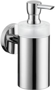 HANSGROHE LOGIS dávkovač tekutého mydla 125 ml, nástenný, sklo, chróm