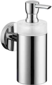 HANSGROHE LOGIS dávkovač tekutého mydla 125 ml, nástenný, sklo, chróm