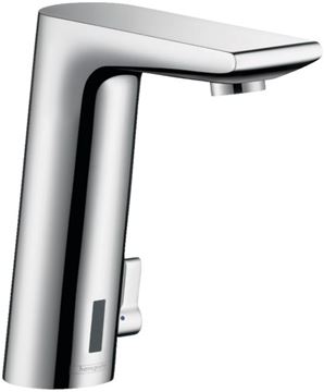 HANSGROHE METRIS S umývadlová senzorová batéria s reguláciou teploty, napájanie zo siete, EcoSmart, chróm