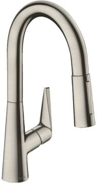 HANSGROHE TALIS M51 drezová batéria, s vyťahovacou sprškou, nerez