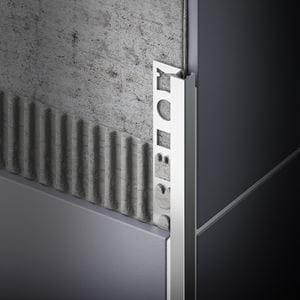 CELOX profil hranatý 10 mm/2,5m, ukončovací, Al, elox strieborná