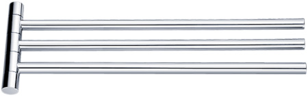 NIMCO BORMO držiak uterákov 420 mm, trojramenný, otočný, chróm BR 11096-3-26 Obrázek - Hlavní obrázek