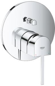 GROHE PLUS vaňová podomietková batéria, s prepínačom, chróm