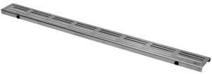CONCEPT 50 perforovaný rošt STRIPE 978 mm, kartáčovaná nerez oceľ