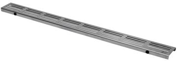 CONCEPT 50 perforovaný rošt STRIPE 978 mm, kartáčovaná nerez oceľ