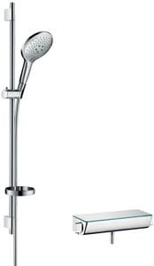 HANSGROHE RAINDANCE SELECT S 150 sprchový set s termostatickou batériou, ručná sprcha s 3 prúdmi, tyč, hadica, chróm