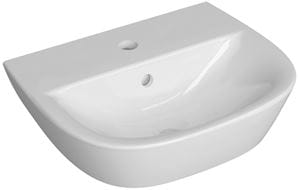 CONCEPT 100 umývadlo 44,5 cm, s otvorom pre batériu a prepadom, alpská biela
