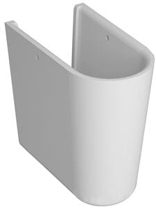 CONCEPT 100 polostĺp pre umývadlo, HygieneGlaze, alpská biela