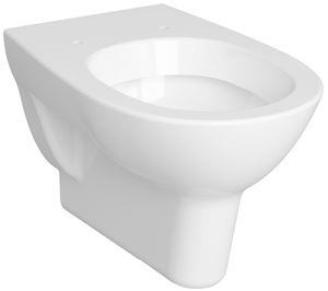 CONCEPT 100 závesné WC, ploché splachovanie, alpská biela