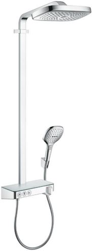 HANSGROHE RAINDANCE SELECT E SHOWEPIPE 300 sprchový set s termostatickou batériou, horná sprcha, ručná sprcha s 3 prúdmi, tyč, hadica, držiak, chróm 27127000 Obrázek - Hlavní obrázek
