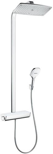 HANSGROHE RAINDANCE E SHOWEPIPE 360 sprchový set s termostatickou batériou, horná sprcha, ručná sprcha s 3 prúdmi, biela/chróm 27112400 Obrázek - Hlavní obrázek