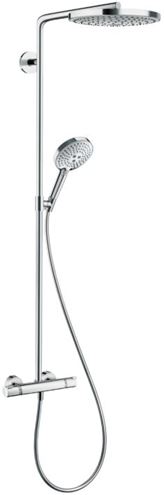 HANSGROHE RAINDANCE SELECT S SHOWEPIPE 240 sprchový set s termostatickou batériou, horná sprcha, ručná sprcha s 3 prúdmi, tyč, hadica, chróm 27129000 Obrázek - Hlavní obrázek
