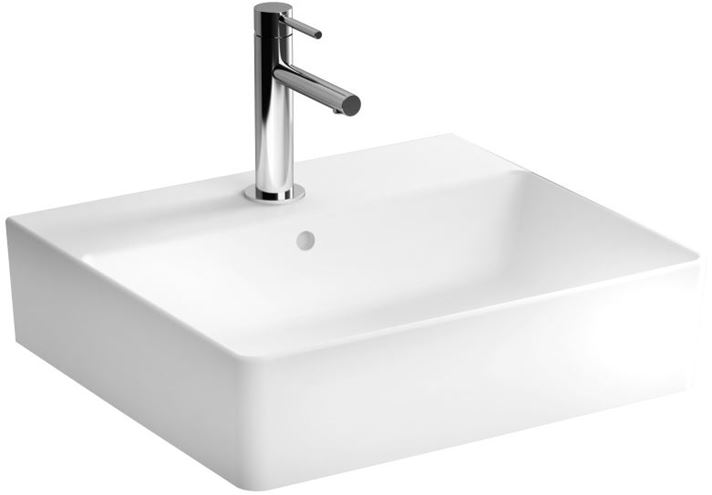 VITRA NUO umývadlo na dosku 50 cm, s otvorom pre batériu a prepadom 7431B003-0001 Obrázek - Hlavní obrázek