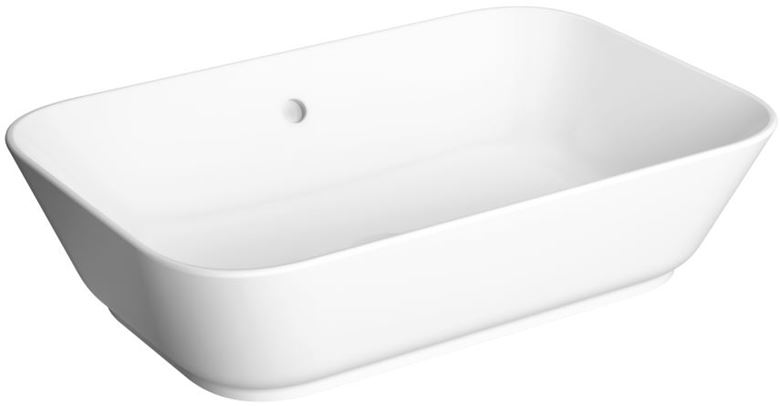 VITRA GEO umývadlová misa 59,5 cm, s prepadom, brúsená, VitrAhygiene 7425B003-0012 Obrázek - Hlavní obrázek