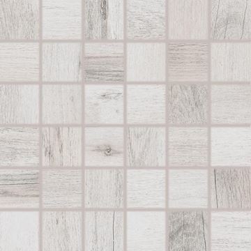 RAKO SALOON mozaika 30x30(5x5) cm, lepená na sieti, mat, bielošedá