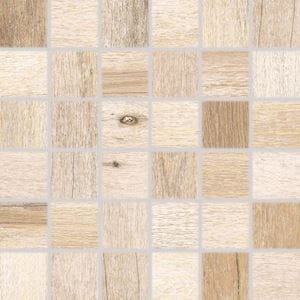 RAKO SALOON mozaika 30x30(5x5) cm, lepená na sieti, mat, svetlo hnedá
