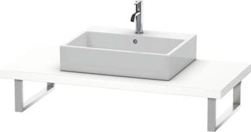 CONCEPT 450 doska pod umývadlo s výrezom 100x55x4,5 cm, matná biela