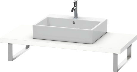 CONCEPT 450 doska pod umývadlo s výrezom 100x55x4,5 cm, matná biela XB008E01818 Obrázek - Hlavní obrázek