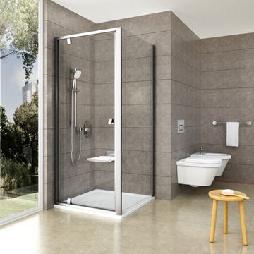 CONCEPT PIVOT STYLE PT-PPS bočná stena 90x190 cm, lesklý chróm/číre sklo 90G70C00Z15 Obrázek - fotka