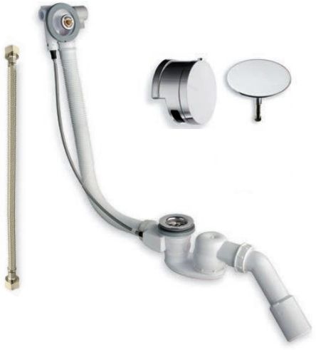 CONCEPT 200 vaňový sifón 80 cm, s napúšťaním prepadom, bovden, chróm CRID64167951CON Obrázek - Hlavní obrázek