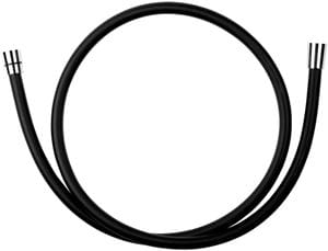 NOVASERVIS sprchová hadica 1500 mm, hladká, Anti-twist, plast, čierna