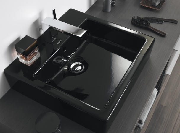 DURAVIT VERO umývadielko 45 cm, s otvorom pre batériu a prepadom, WonderGliss 07044500001 Obrázek - fotka