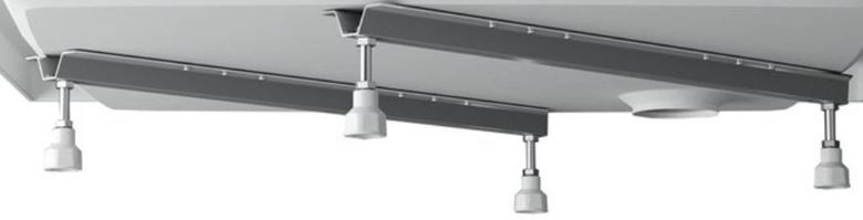 RAVAK BASE 600 univerzálne nožičky 60 cm, pre vaničky LA-80 B2F0000001 Obrázek - fotka