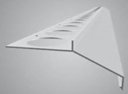CELOX MAXI profil 2,5m balkónový, Al, prírodná