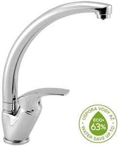 NOVASERVIS METALIA ECO+ drezová batéria, chróm