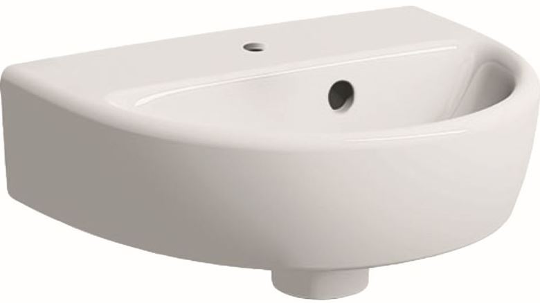 GEBERIT SELNOVA umývadielko 36 cm, s otvorom pre batériu a prepadom 500.320.01.7 Obrázek - Hlavní obrázek
