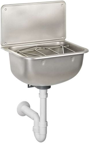 CONCEPT výlevka so sifónom 45 cm, s mriežkou, nerez 26204 Obrázek - Hlavní obrázek