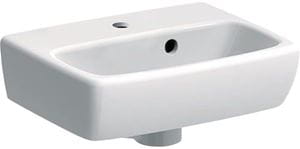 GEBERIT SELNOVA SQUARE umývadielko 36 cm, s otvorom pre batériu a prepadom